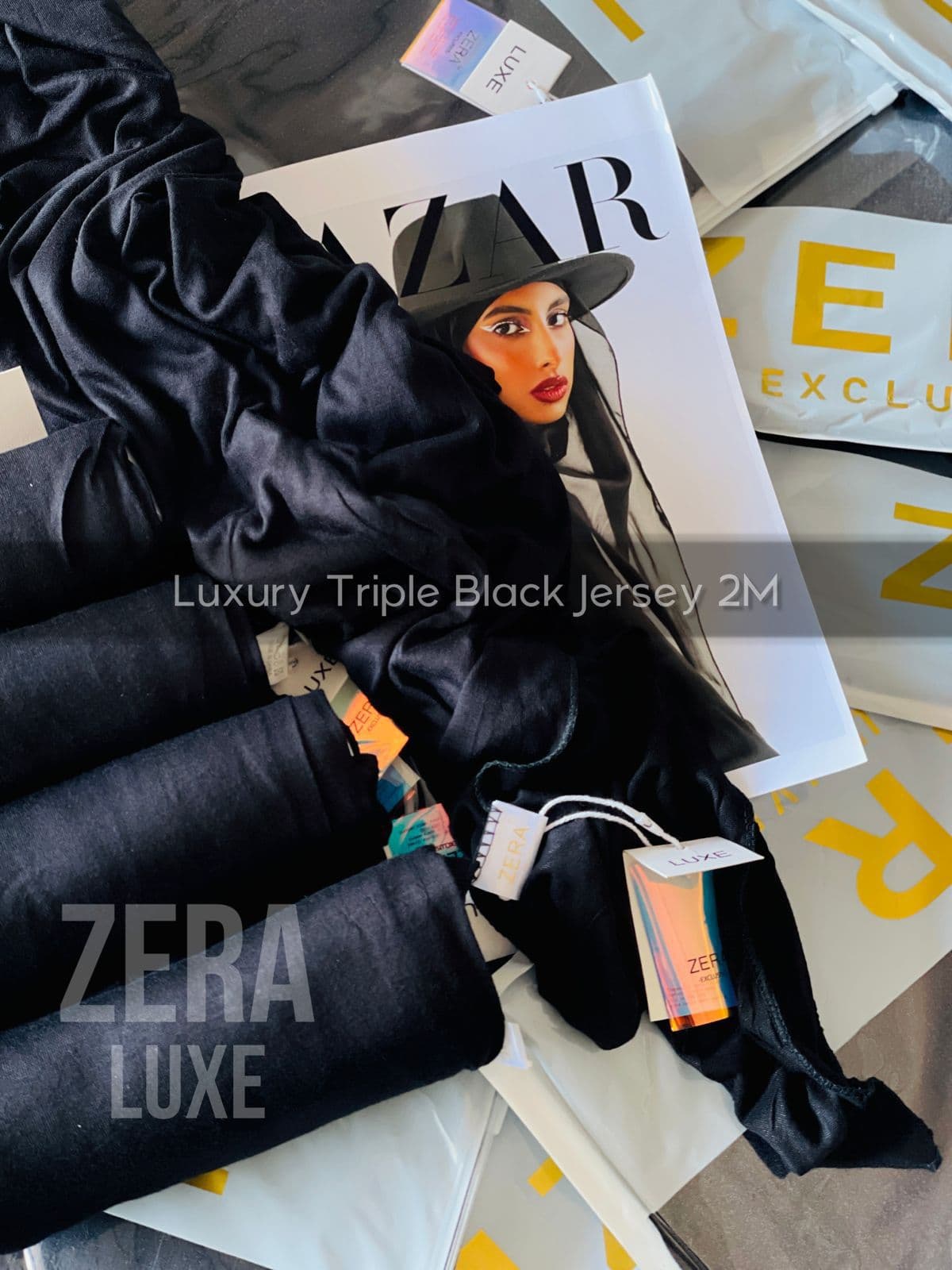 Zera Luxe-Black Jersy Hijabs