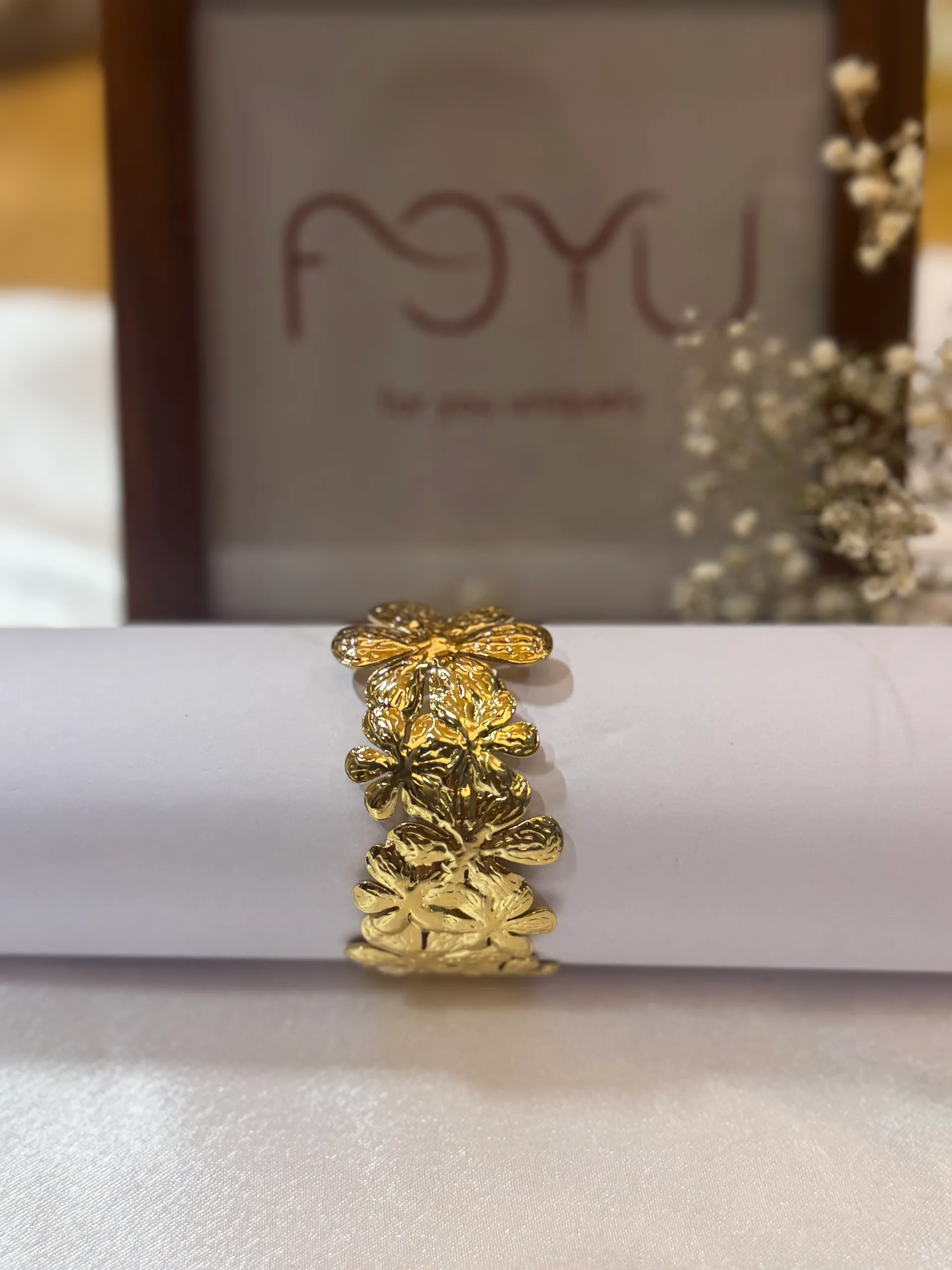 Anti Tarnish Cuff Bangle