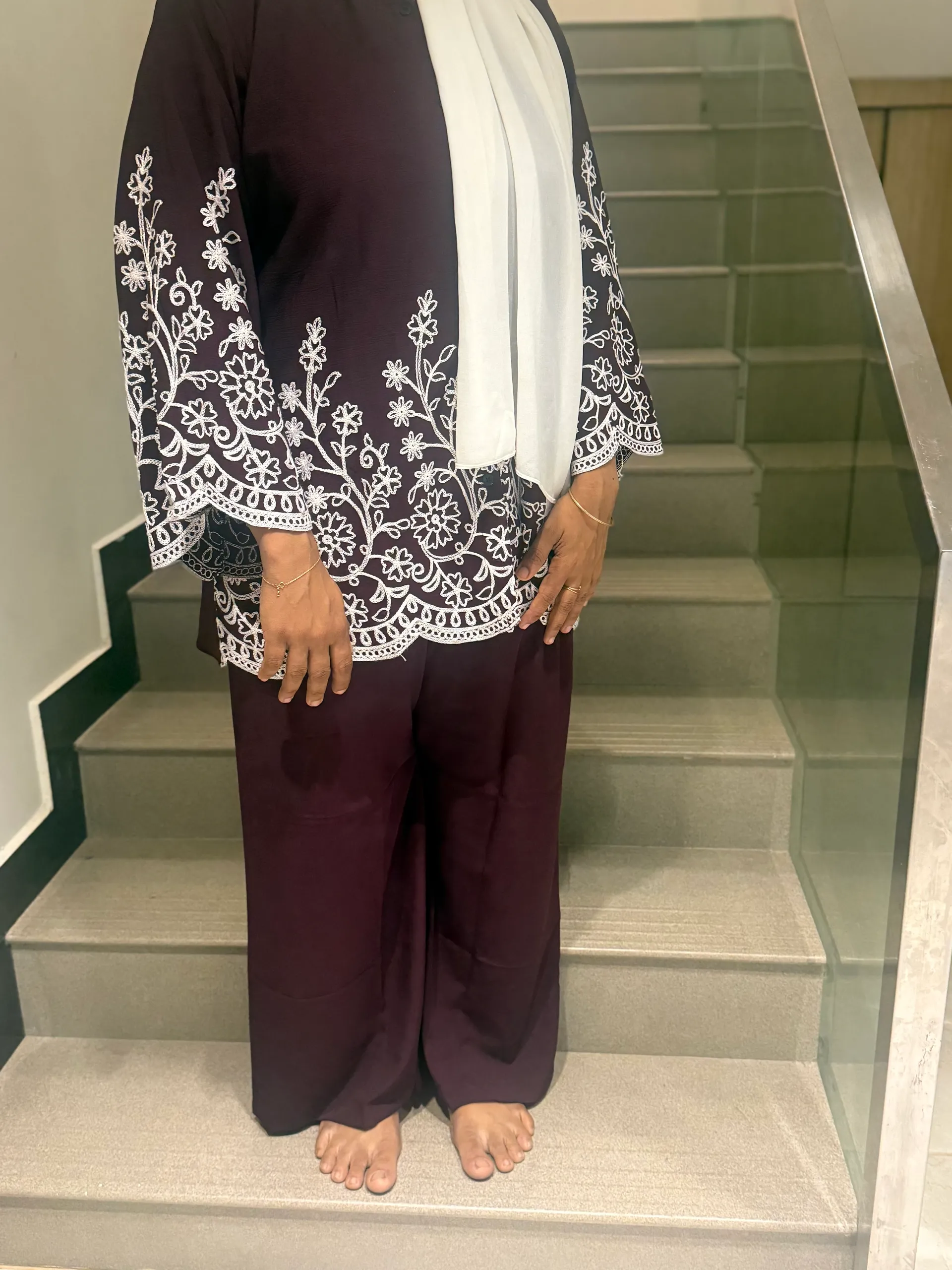 Pakistani Co-ord Set Purple