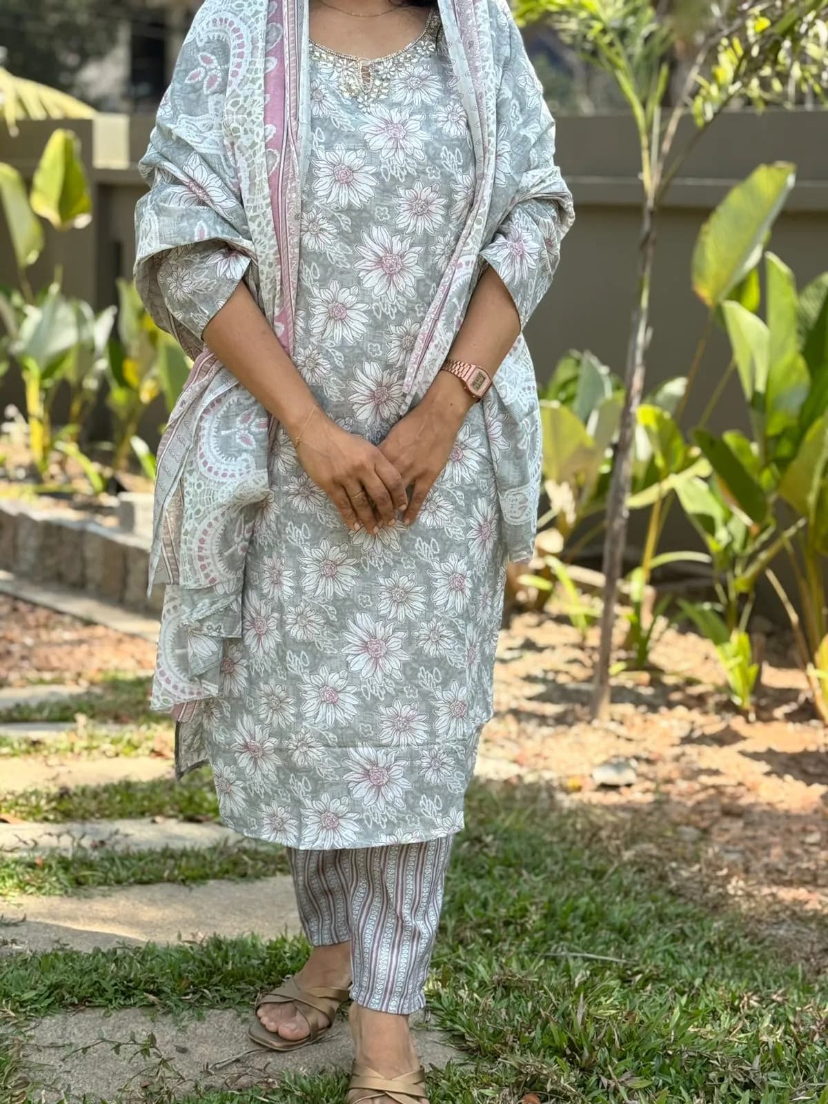 Cotton Handworked Salwar Suit