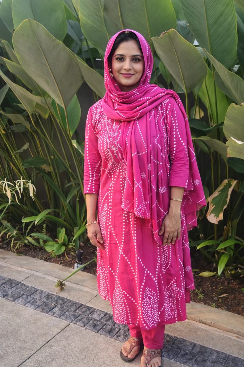 Cotton Salwar Set Pink