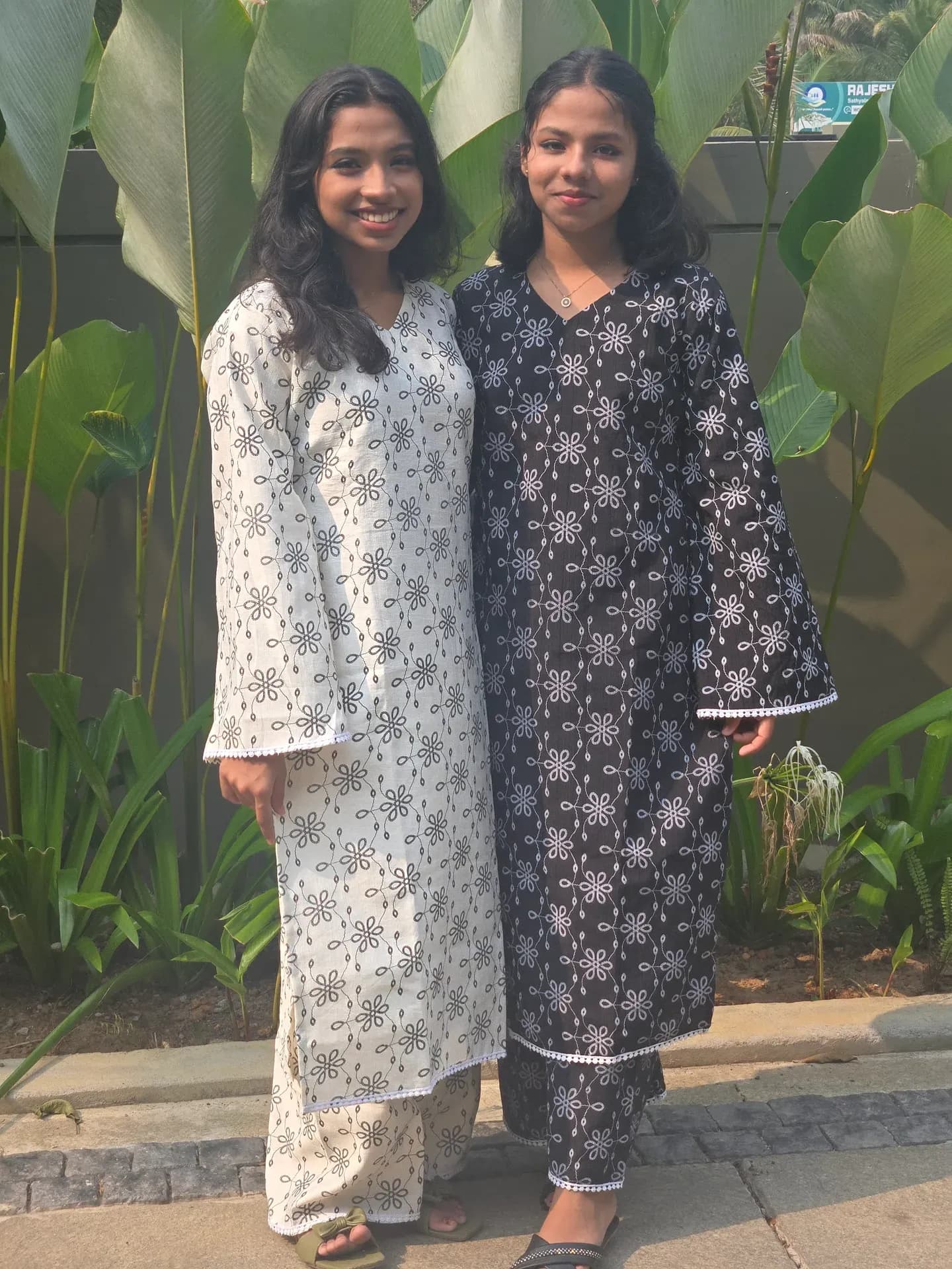 Pakistani Co-ord Set Black