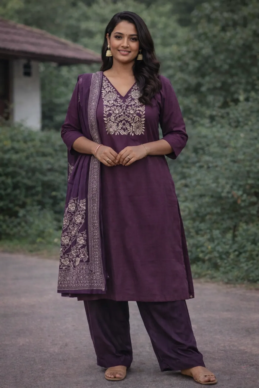 Mulchanderi Embroderied Suit 2