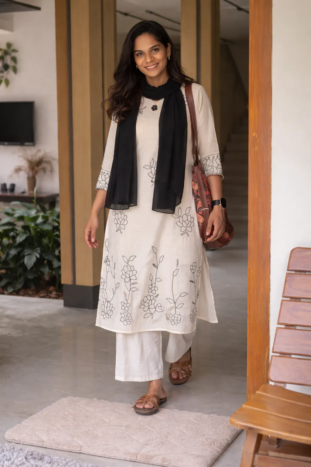 Cotton Jute Co-Ord Set